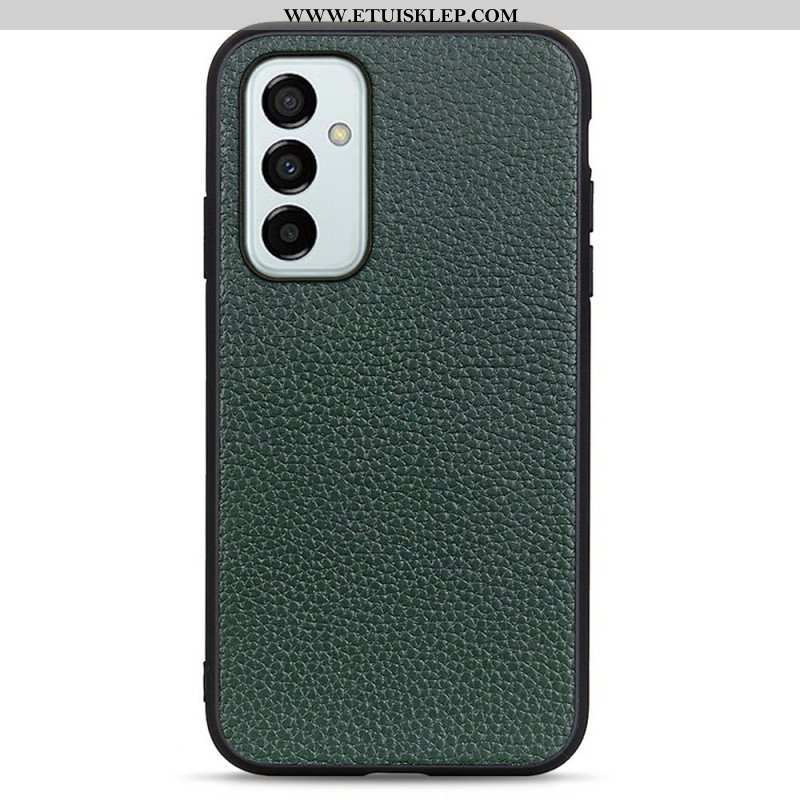 Etui do Samsung Galaxy M23 5G Prawdziwa Skóra Litchi